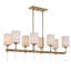 Awyr 8 - Light Steel/Acrylic Chandelier
