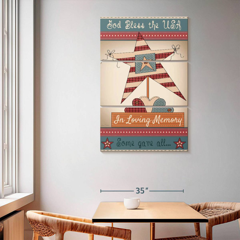 Lelar Flag In Loving Memory, 65" H x 42" W