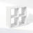 Furinno Cubic Open Back Multipurpose Clothing & Closet Storage Organizer Shelf, 4-Cube-182364509