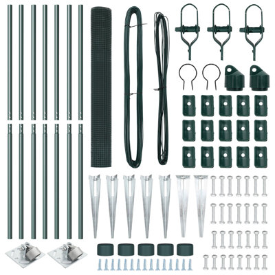 120cm H x 1000cm W Metal Border Fencing