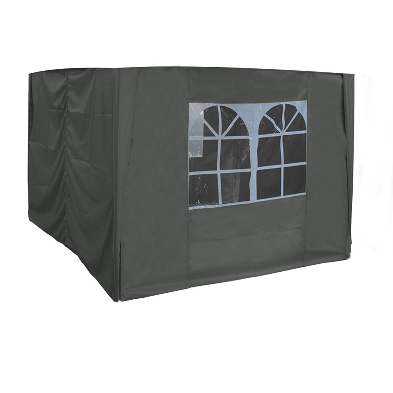Adrick Black Side Wall for Gazebo