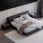 Humply Modern Smart Nightstand Set Of 2 Faux Leather Bedside Table With Wireless Charging Station-1135708034