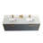 72'' Double Bathroom Vanity with Carrara Quartz Top-584364828-584364830