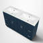 Meuble-lavabo double avec 4 tiroirs et armoires, double lavabo en résine, fermeture amortie, style traditionnel, salle de bain-1833675594-1833675605