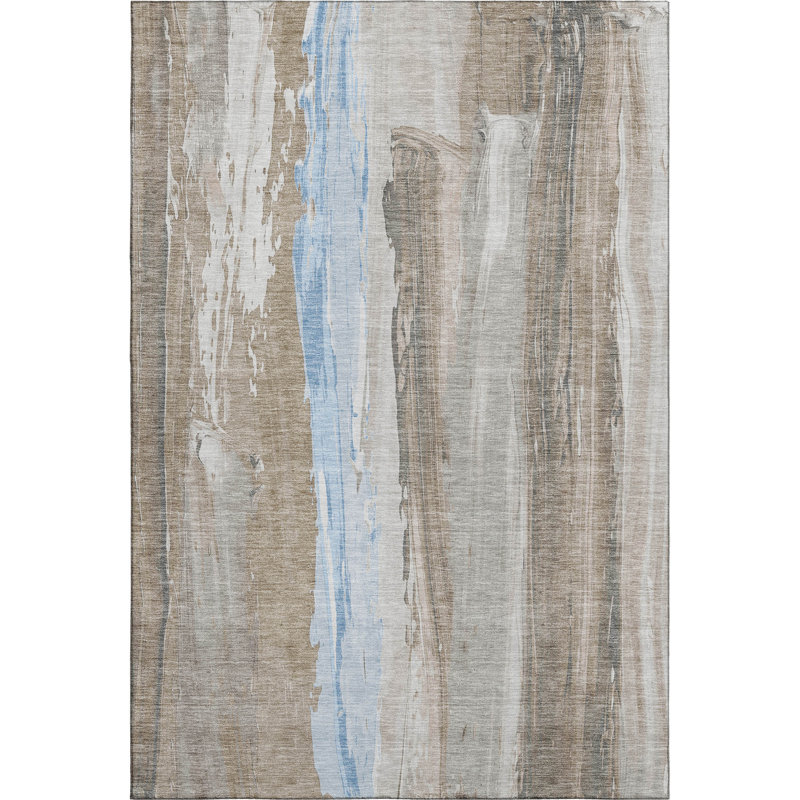 Premium Machine Washable Arnoldina AMF1845 Abstract Rug, Rectangle 10' x 14'