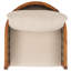 Amanda Solid Acacia Wood Outdoor Lounge Chair Set