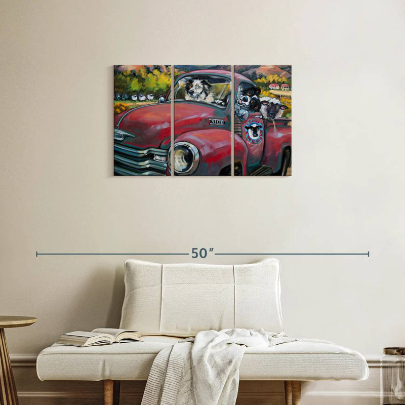 Ketti 1-800 Ewe Guys, 20" H x 33" W