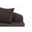 Chenille Ly - 042 brune, courbée à double profondeur, 400 lb, l 66,9 po, idéale pour les salons minimalistes de chambre à coucher, design américain, sans assemblage 042, petite maison, style décontracté