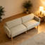 3 Seater Velvet Sofa Bed-1710655667