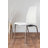 Tierra Sleek Metal and Glass Round Dining Table Set with 6 Faux Leather Upholstered Dining Chairs-1353149489