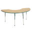 Table d'activité demi-lune 36 "x 72" avec pieds réglables-39310951-99075976
