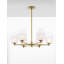 BALOR 6 - Light BRASS GOLD Pendant