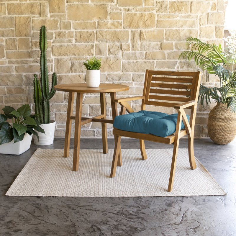Coussin de siège capitonné Sunbrella, L 16 po, Toile ara Sunbrella®