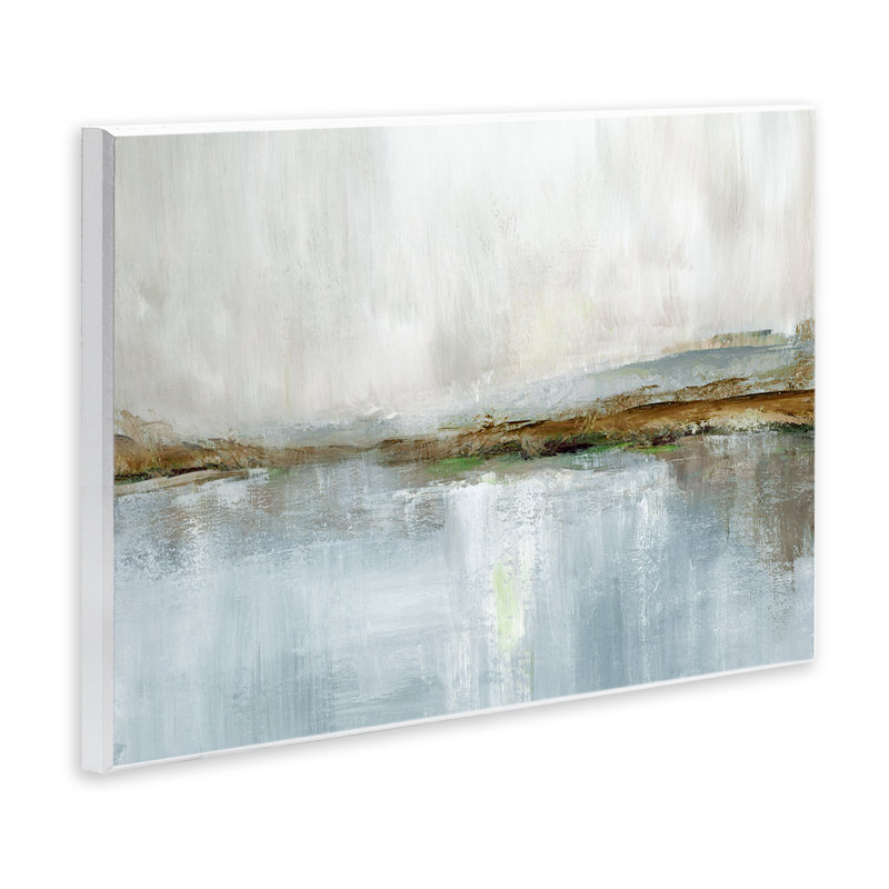 «Cloudy Abstract Landscape Scene» par Nan, H 10 po x l 15 po x P 0,5 po
