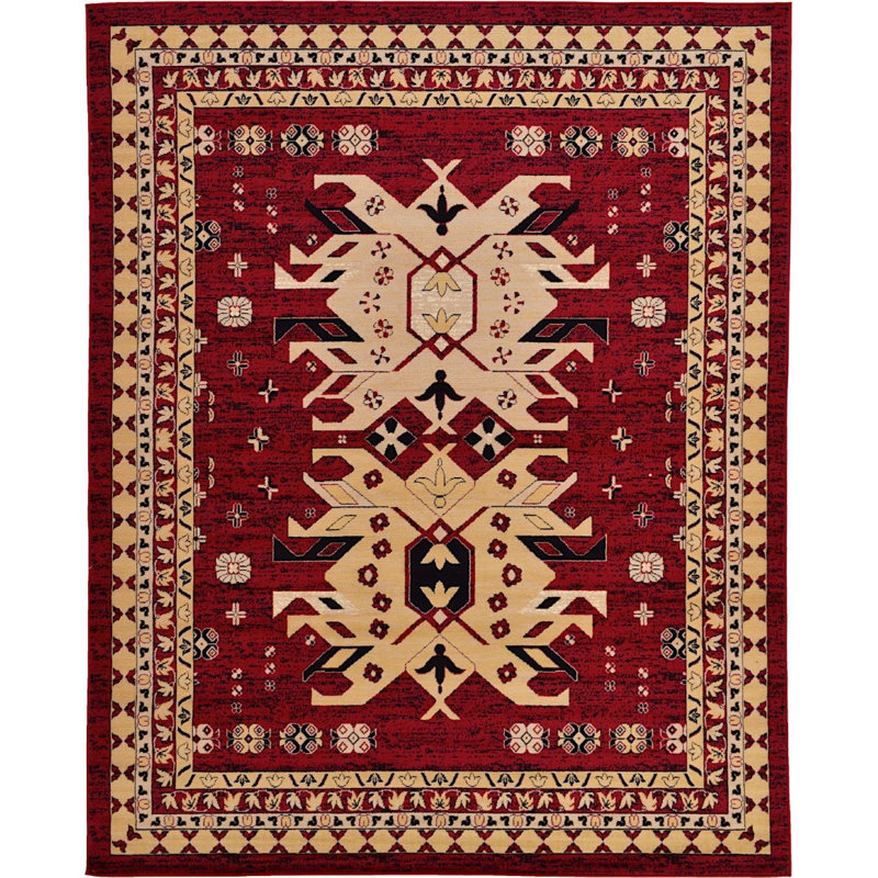 Adonnis Southwestern Indoor Rug, Rectangle 9'10" x 13'