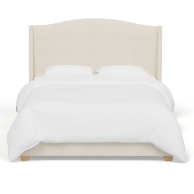 Hellerman Curved Wingback Bed