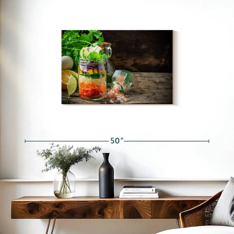 Yarlin Salad Jar, 20" H x 30" W