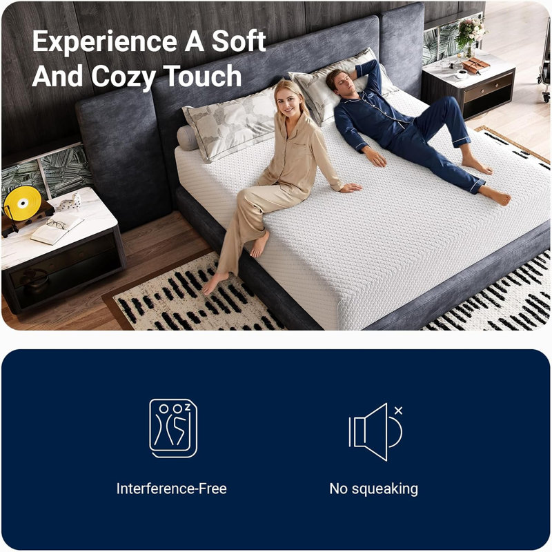 Queen Mattress 12 Inch, Queen Size Mattresses Medium Firm for Back Pressure Relief, Mattress in a Box