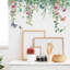 Autocollants muraux fleurs et papillons - multicolore - art mural amovible