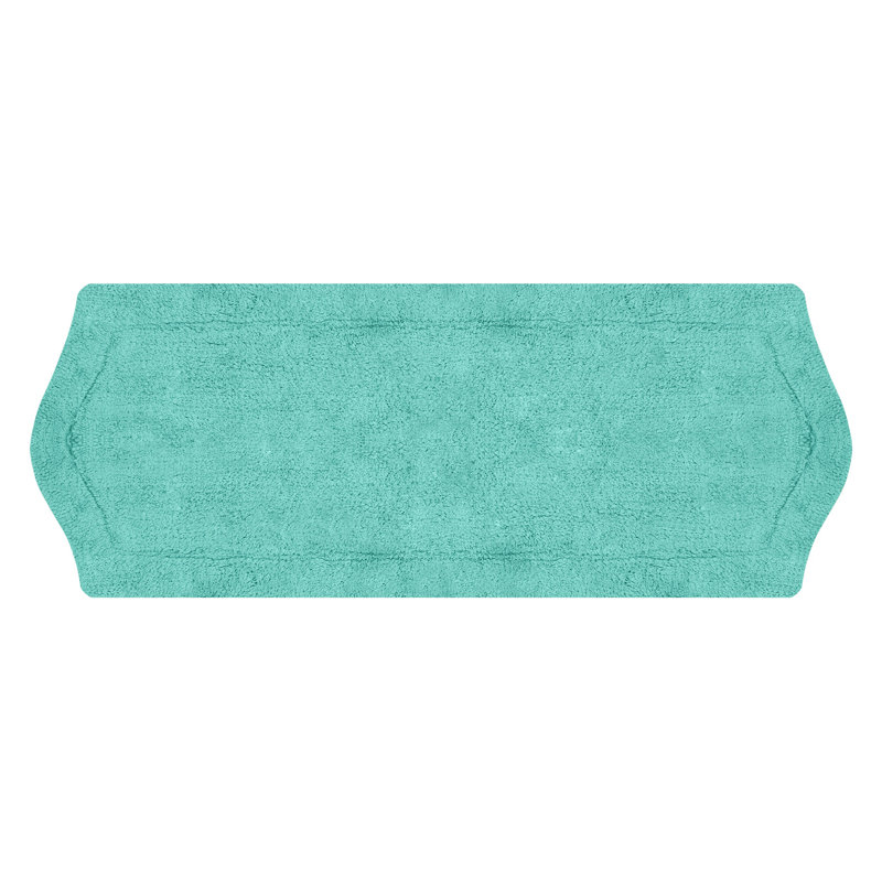 Morissette Bath Rug, 22" W x 60" L, Turquoise