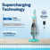 Cordless Handheld Pool Vacuum Cleaner with Telescopic & Extension Poles 9.12ft, 18.5 GPM Suction