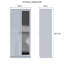Brendle 2 Door Mirror Wardrobe - High Gloss Finish, Soft Close Doors, Full-Length Mirror, Polished Metal Handles-1191516068