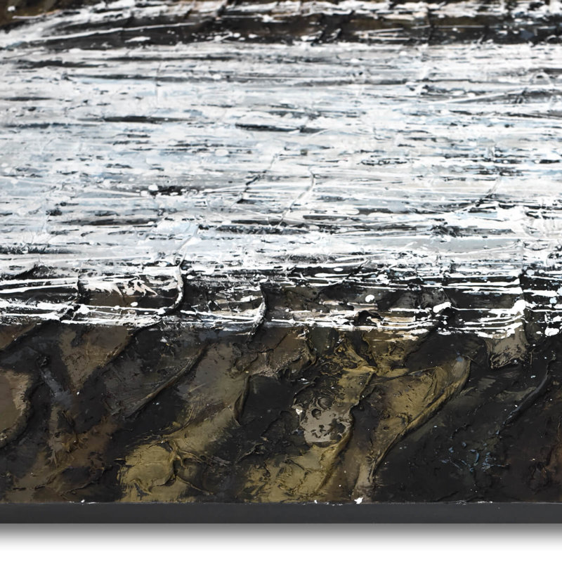 Painting "Diving In A Waterfall" - Color Grey