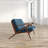 Zach 64" Flared Arm Sofa-1668008311