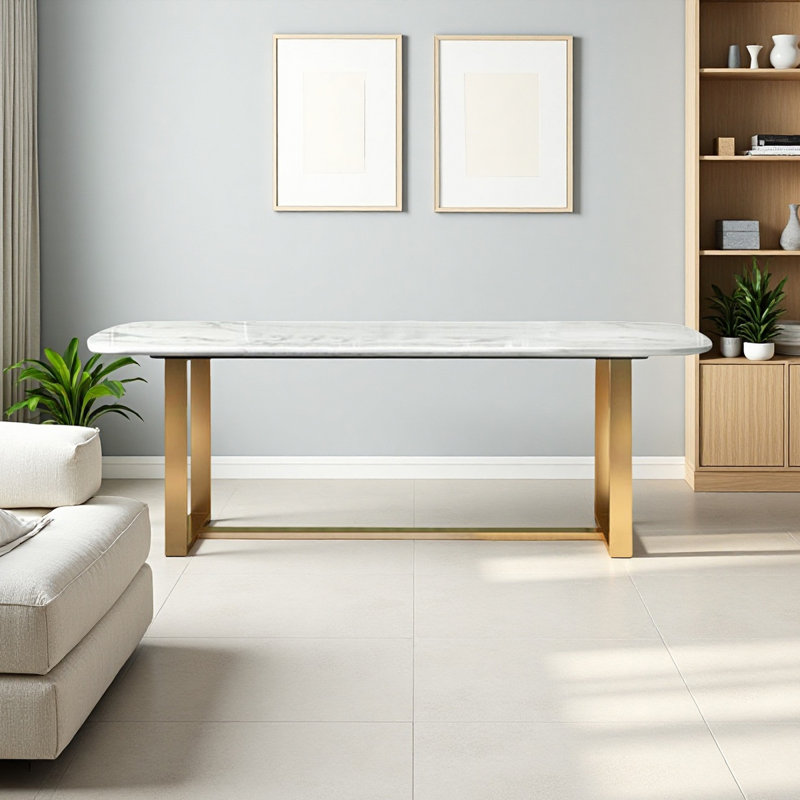 Table de salle à manger Nordic, H 29,53 po x L 31,50 po x l 62,99 po
