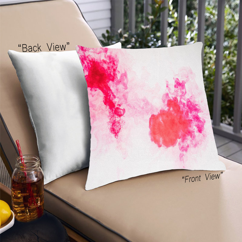 Coussin 5 couleurs Color Focus, Microsuède