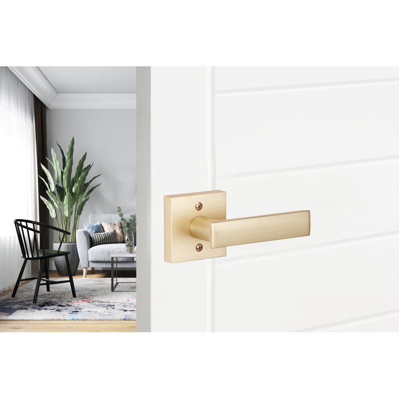 Cortina Dummy Lever, Satin Brass