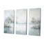 «Lakeside Winter Serenity - Lakes Lakehouse», ensemble de reproduction d'art mural-107743836-107743837