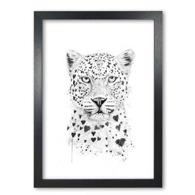 Lovely Leopard 1 Piece Wall Art