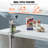 Manual Can Opener, Suitable for Cans Up to 15.7" High, Sturdy Table-Mounted Opener for Big Cans, Durable with Stand, Height-Adjustable Professional Bottle Opener, Hotel, Ideal for Restaurants