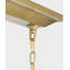 Darlana Large Linear Lantern in Gild