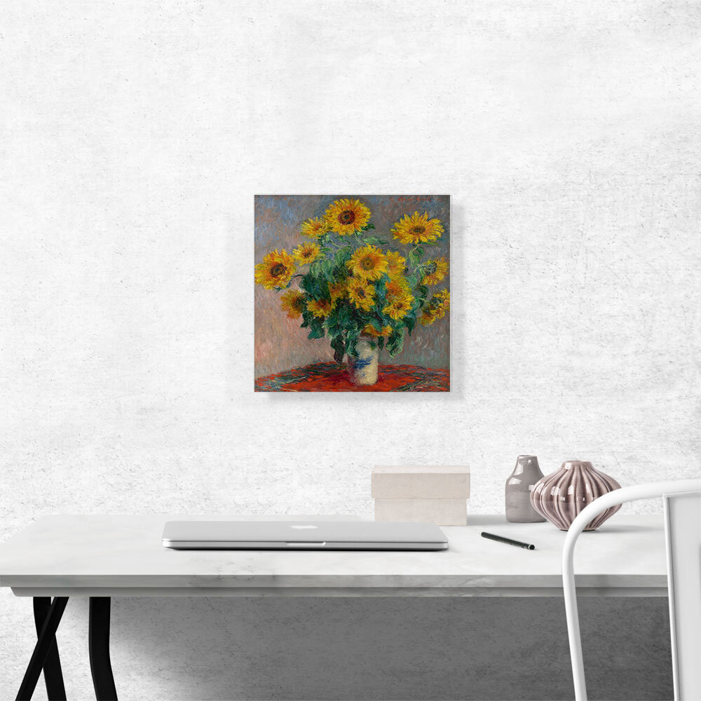 ARTCANVAS Bouquet Of Sunflowers 1881 By Claude Monet Painting | Wayfair