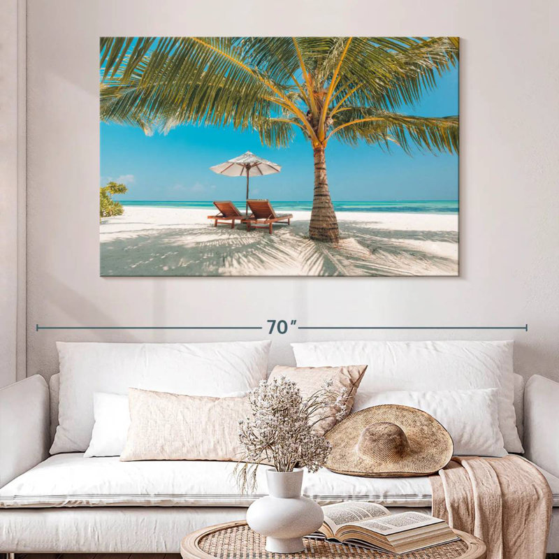 Gillard Calm Sandy Beach, H 34 po x l 51 po