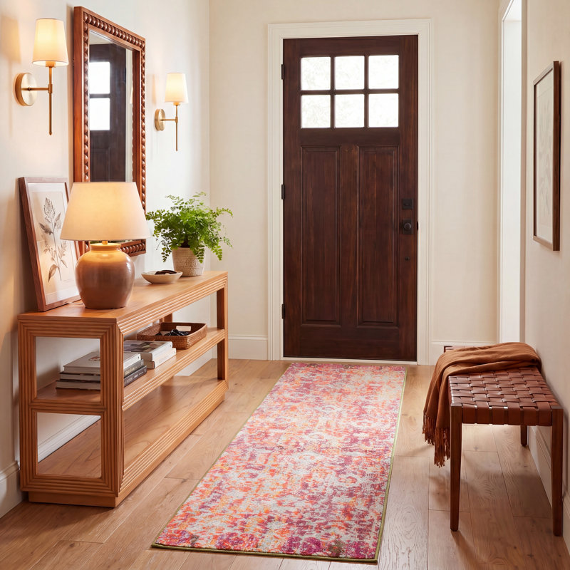 Dylanthomas Performance Geometric Rug, Runner 2' x 8'