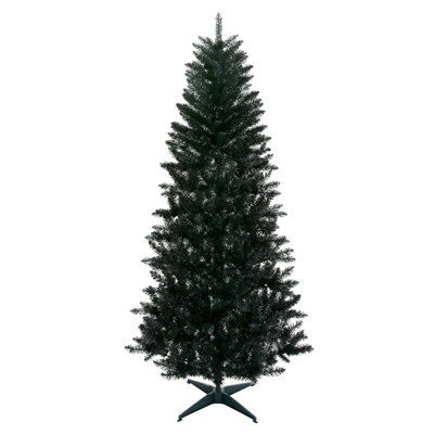 7' Black Carson Pine Artificial Christmas Tree