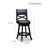 24" Counter Height X-Back Swivel Stool