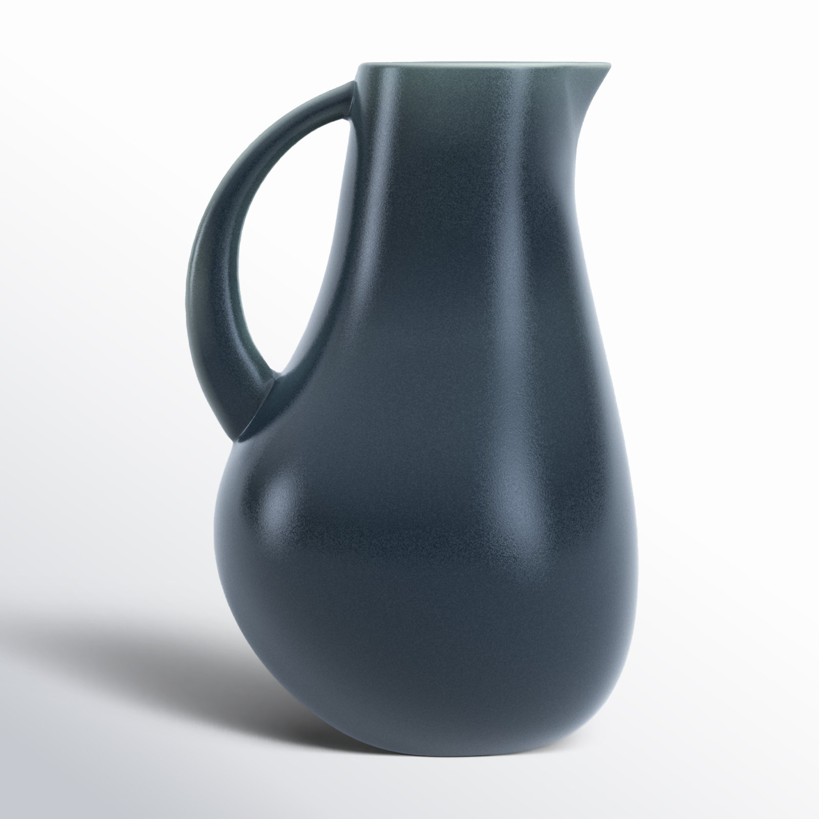 Borgen Stoneware Pitcher, Adriatic