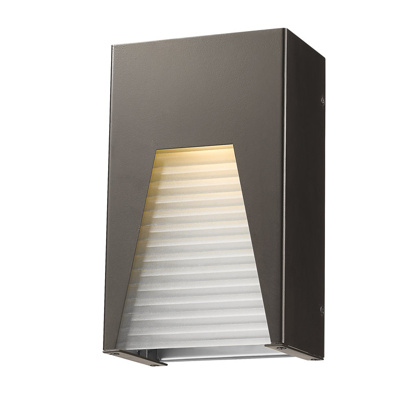 Luminaire d'extérieur Robstown, Argent, bronze