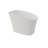 51 Inch Solid Surface Soaking Bathtub - Deep Soak Freestanding Tub