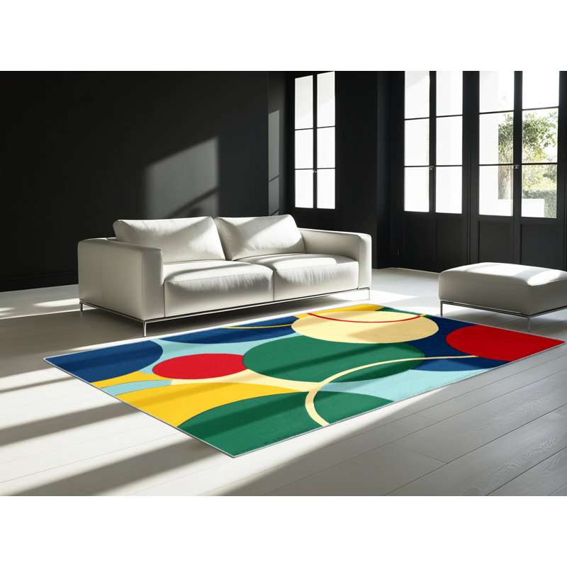 Peppy Flair Rug, Square 5'