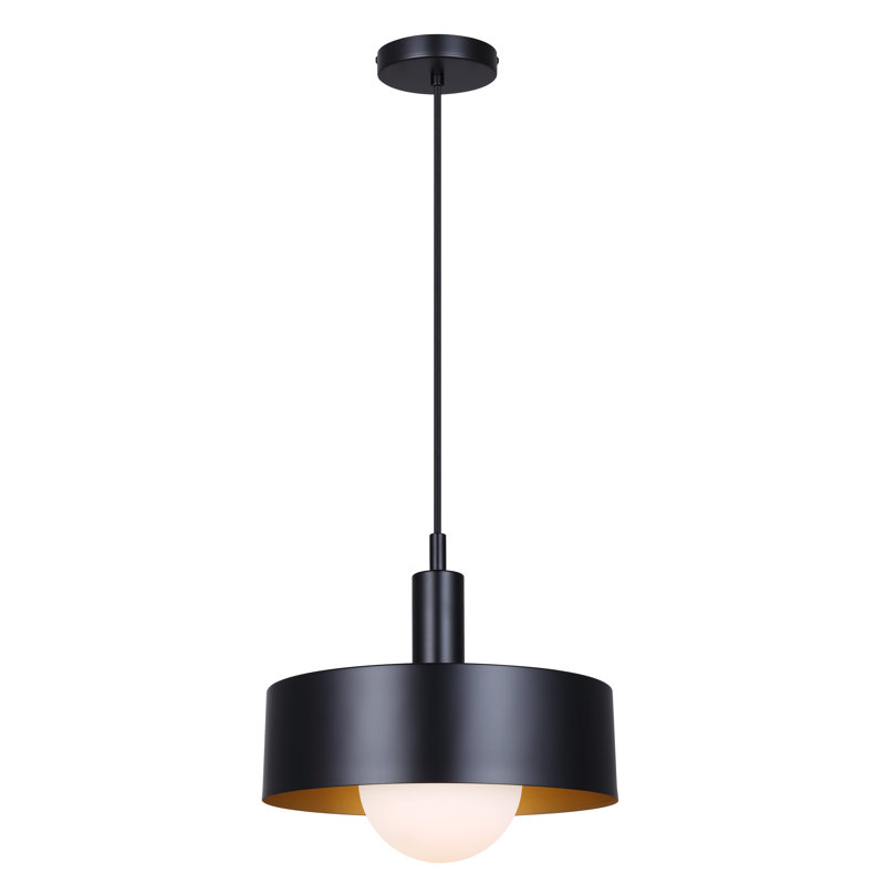Lujayn 1 - Light Dome Pendant, Matte Black