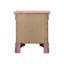 Charmante table de chevet traditionnelle rose