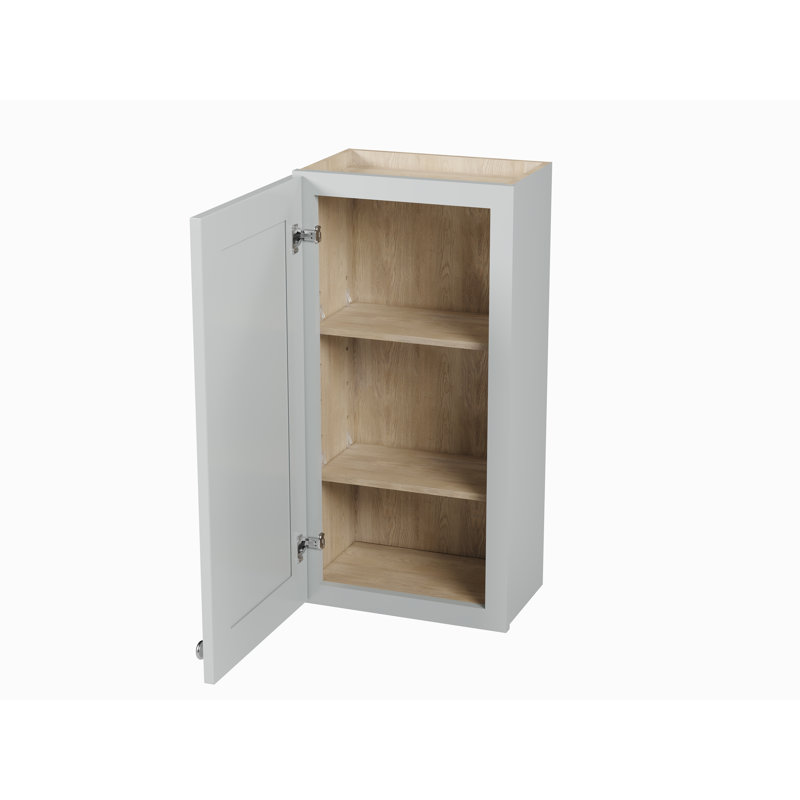 Disar 15" Bathroom Wall Cabinet Left, Gray