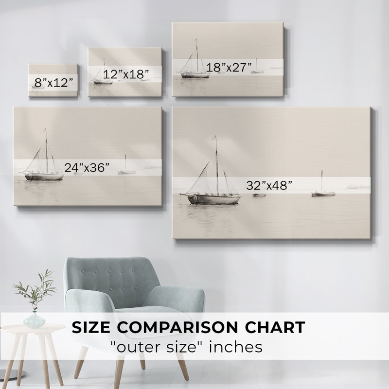 Vintage nautique - III sur toile, H 33 po x l 49 po