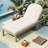 Outdoor Chaise Lounge, Premium Acacia Wood Patio Recliner with Arched Backrest, 5-Position Adjustable, Thick Waterproof Cushion for Poolside, Backyard, Deck-1072654656