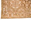 Tapis Oushak turc rétro fait à la main beige et brun Anatolian 7 x 10